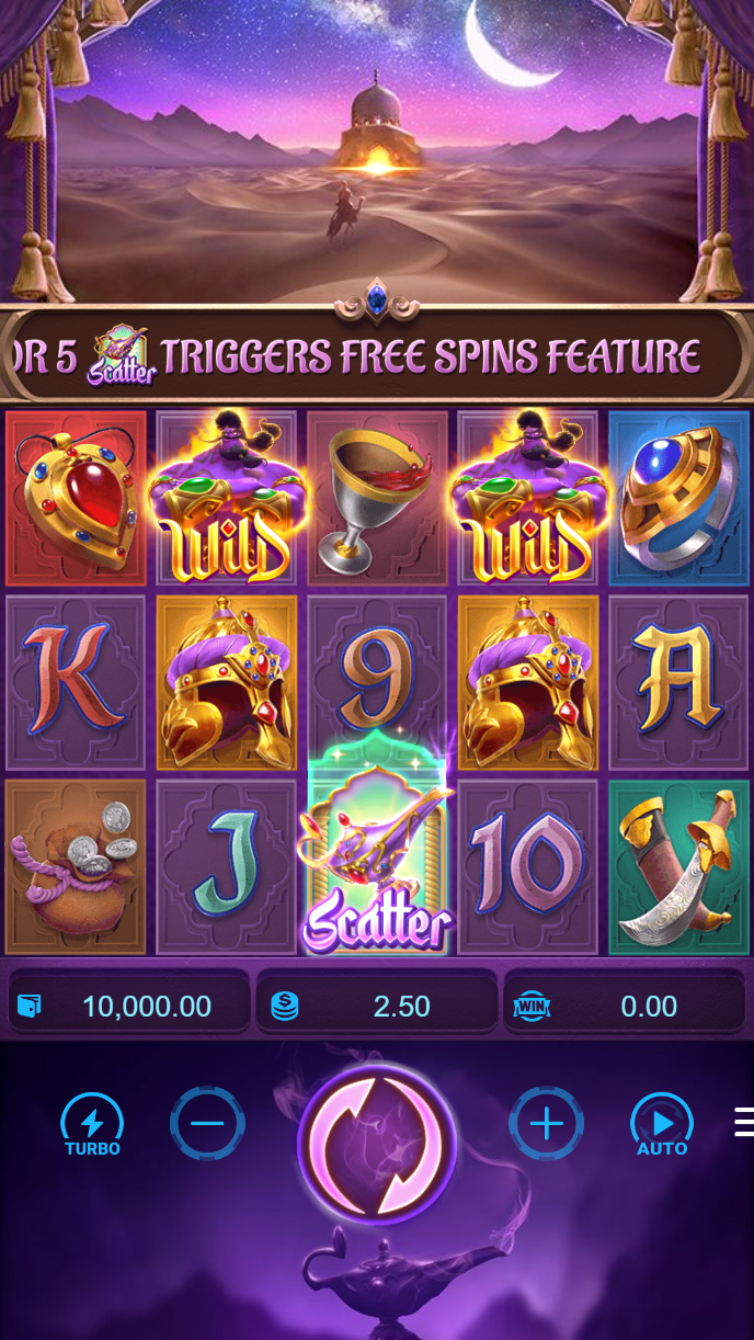 tibia Ganesha Gold mobile app interface showing responsive design and touch controls